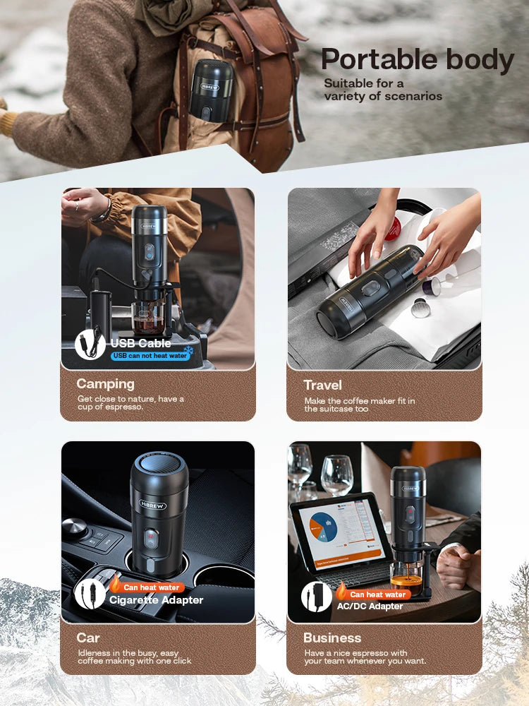 Cafetière Portable (multi-alimentation)